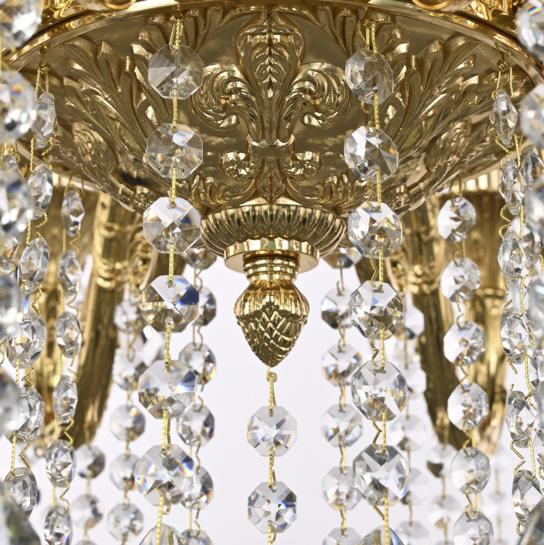 Подвесная люстра классика Bohemia Ivele Crystal AL79101/10/250 A G