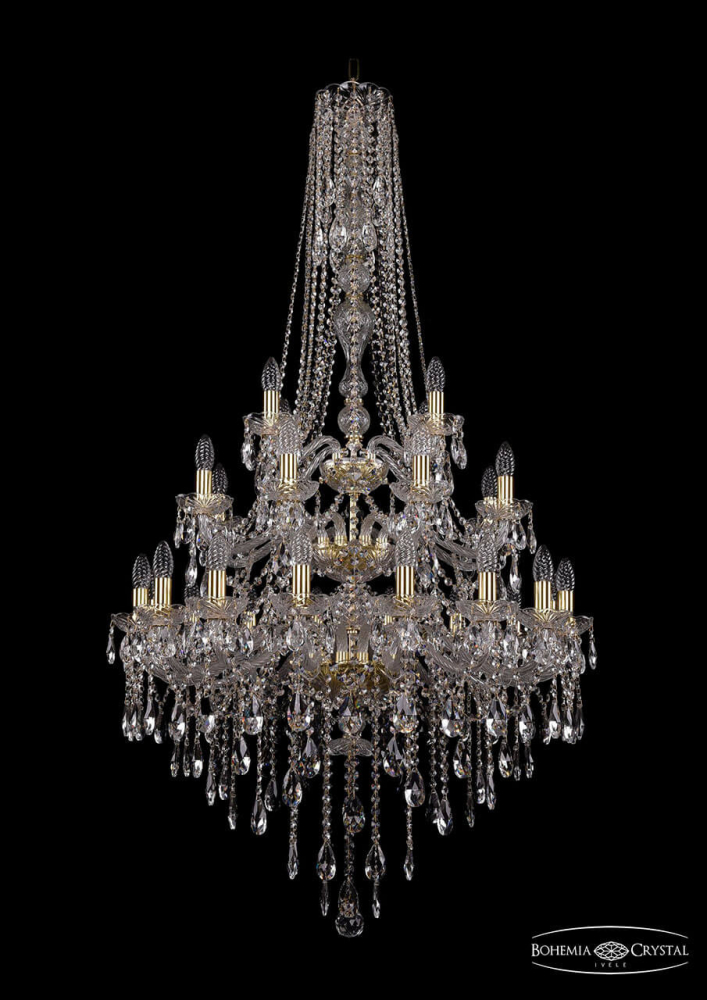 Подвесная люстра Bohemia Ivele 1415/16+8+4/300/h-155/3d/G