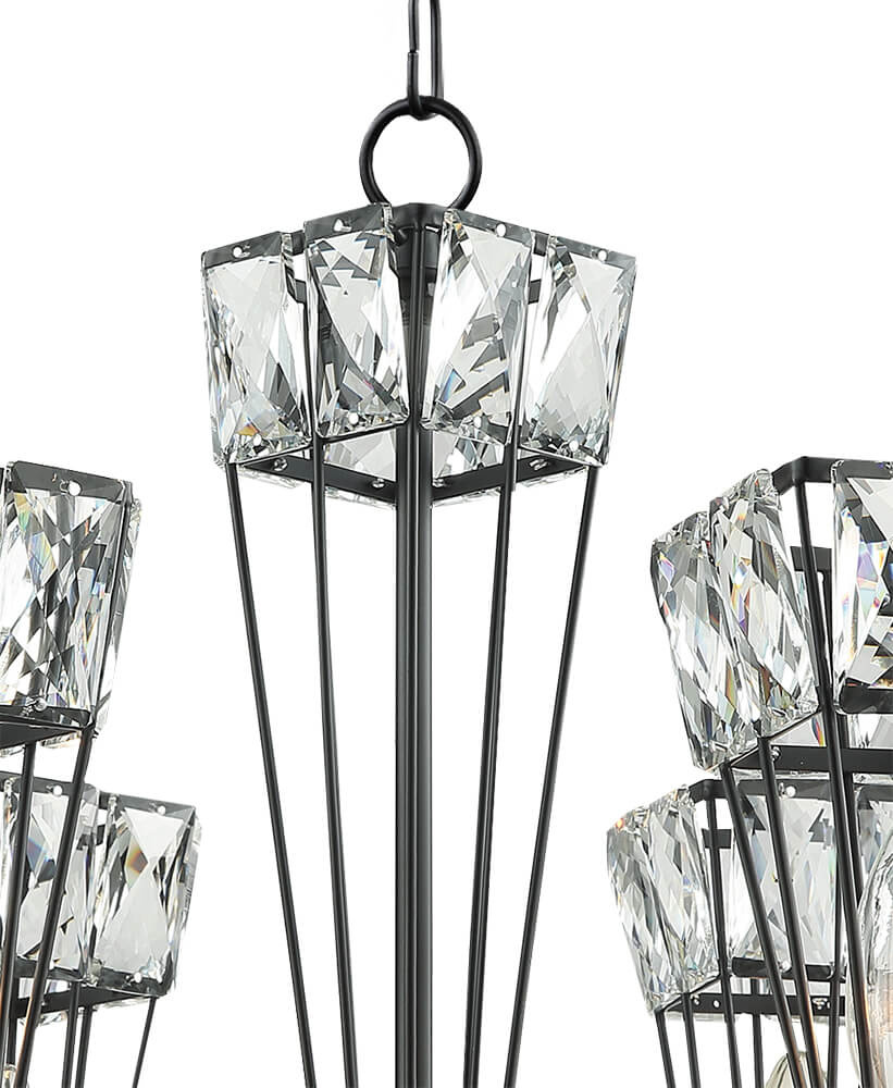 Подвесная люстра Lumien Hall Велес 4019/6P-BK-GD