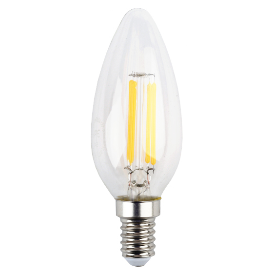 Лампа светодиодная Эра E14 5W 2700K F-LED B35-5W-827-E14 Б0043435