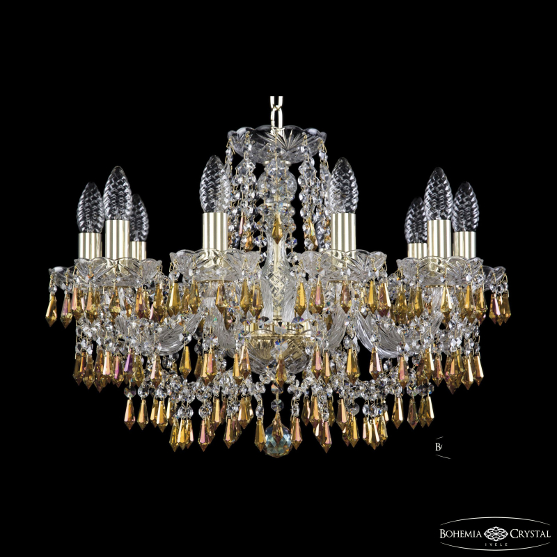 Подвесная люстра Bohemia Ivele Crystal 1403/10/195 G K777