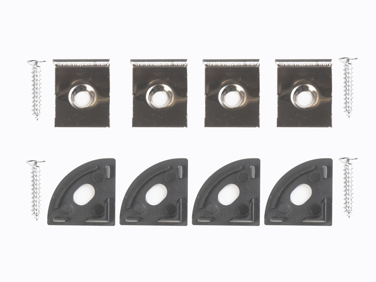 Профиль угловой LEDS POWER СПУ1616 алюм. черный с призм.рассеивателем 2м 008226