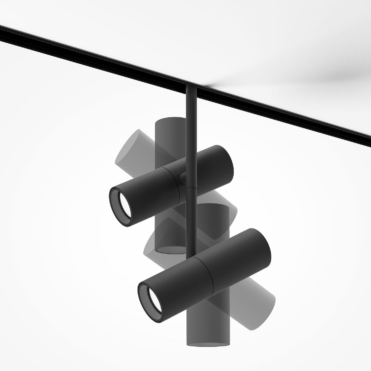 Трековый магнитный светильник Maytoni Elti Duo TR005-2-2X12W3K-B