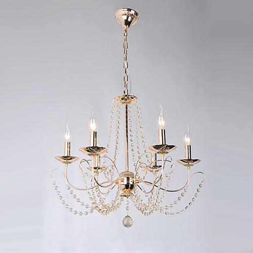 Подвесная люстра Elvan LU-098/6-E14-Gl