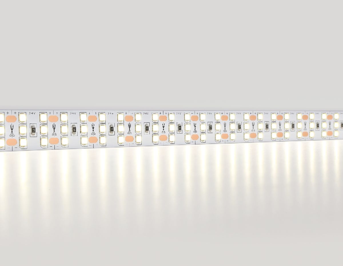 Светодиодная лента трехрядная Ambrella Light LED Strip 24В 2835 26Вт/м 4500K 5м IP20 GS3902