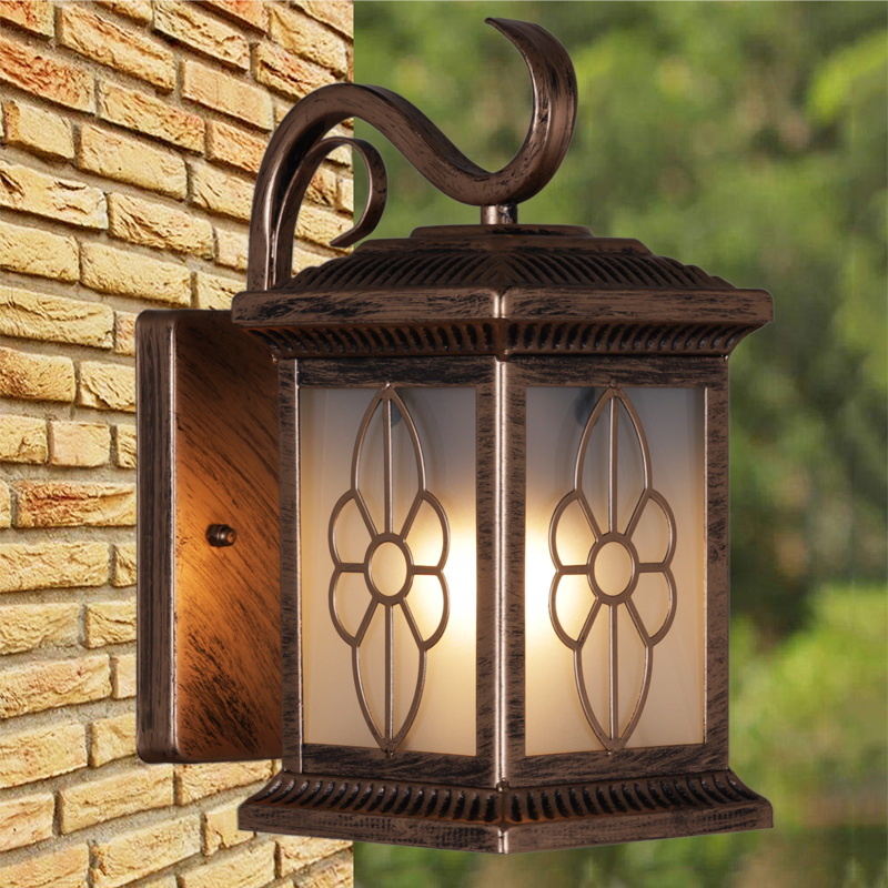 Уличный настенный светильник Reluce 08292-9.2-001U BKG