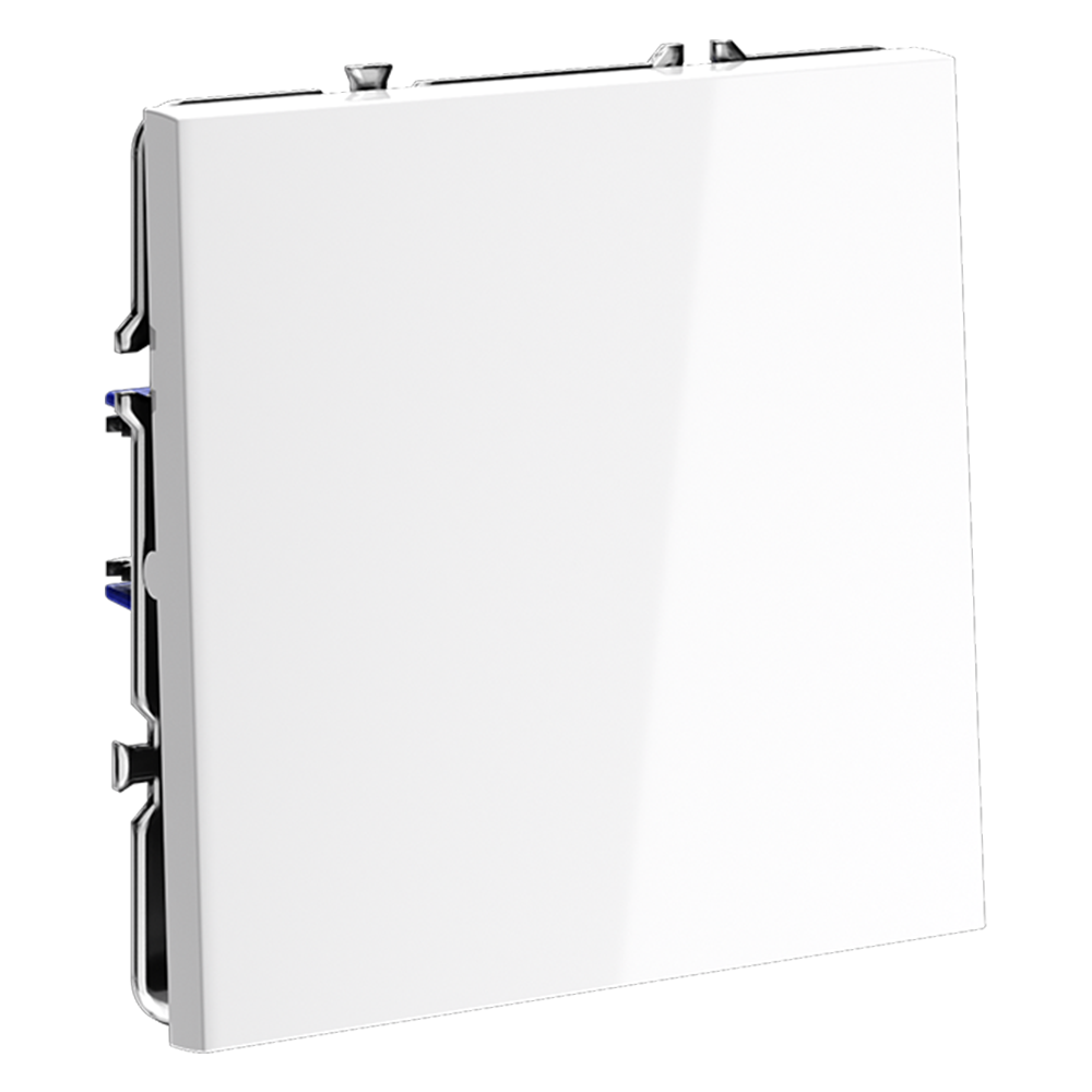 Выключатель одноклавишный Voltum S70 VLS010101 (белый глянцевый)