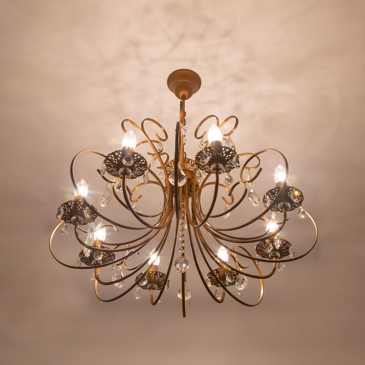 Подвесная люстра Citilux Марлен Кофейная CL411181