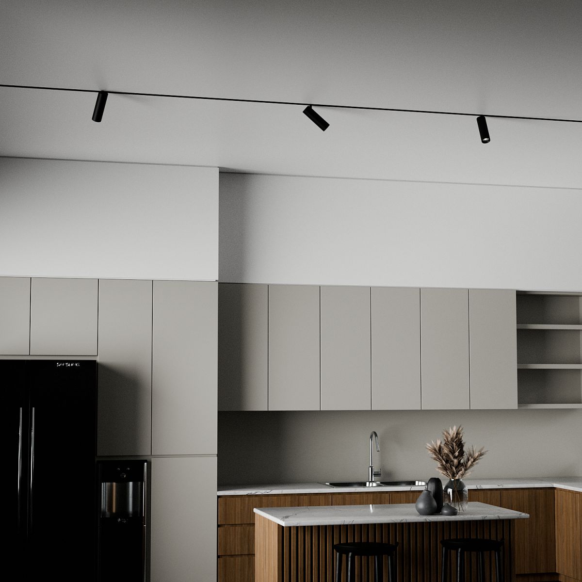 Трековый однофазный светильник Lightera Onestar LE180TRS-1B