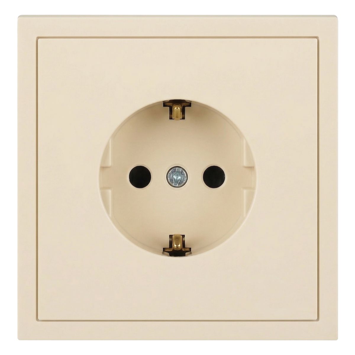Розетка ЭРА Galaxy 15-2101-02 c заземлением 2P+E Schuko 16А-250В IP20 слоновая кость Б0070622