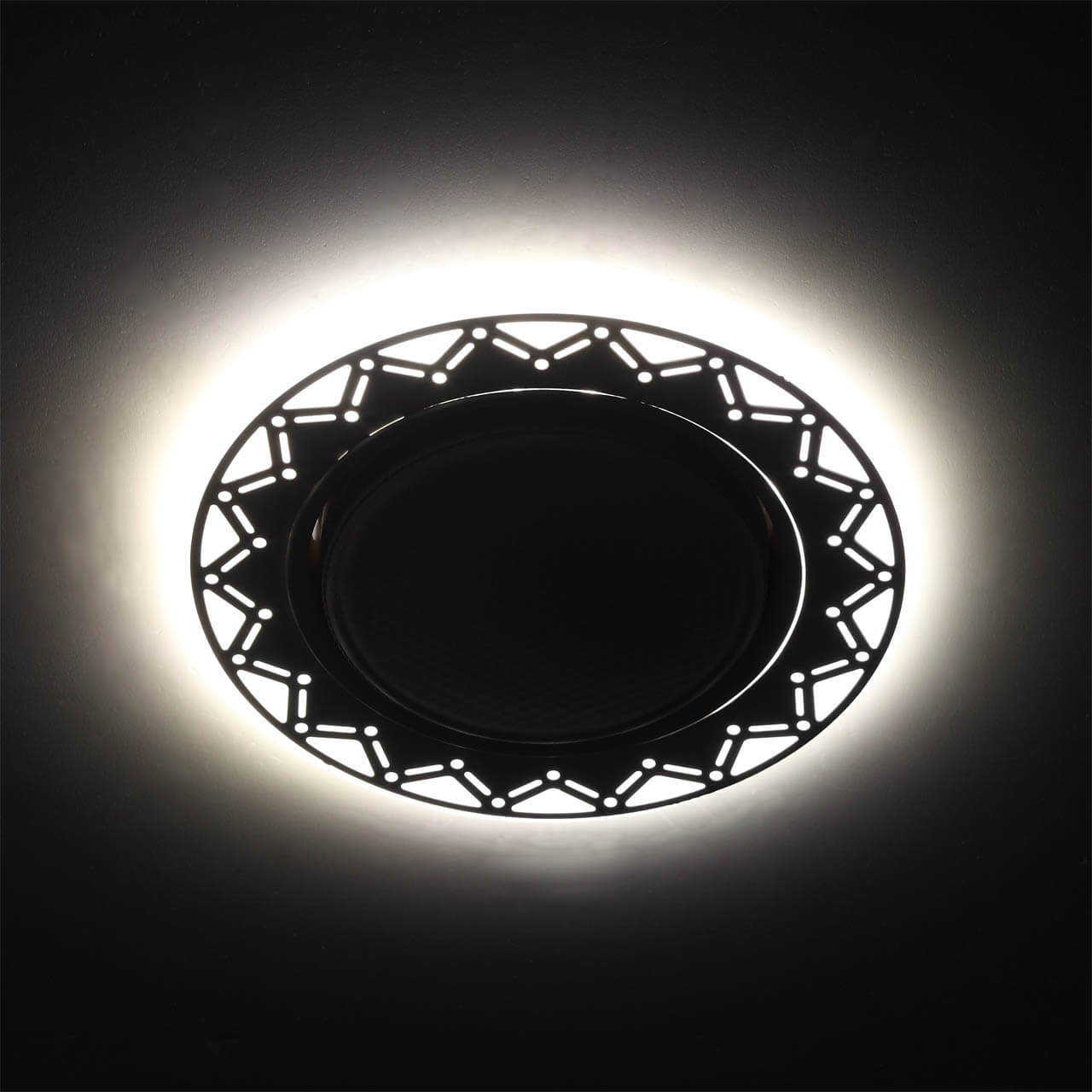 Встраиваемый светильник ЭРА DK LD27 WH/BK Б0037389