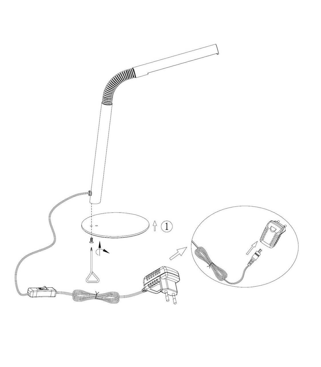 Настольная лампа Lucide Gilly 18602/03/36