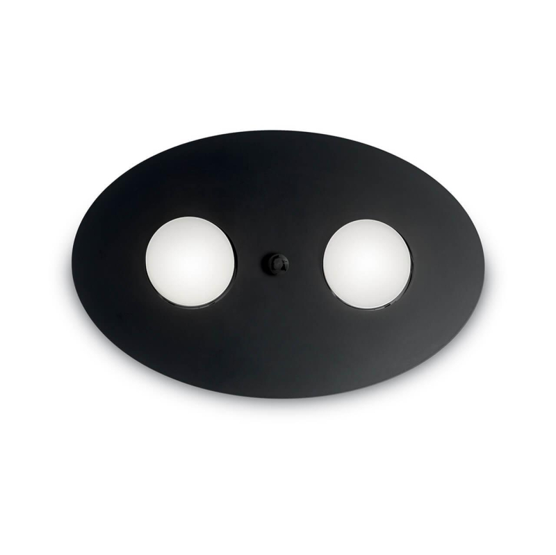 Настенный светильник Ideal Lux Logos AP2 Nero 175751