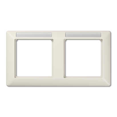 Рамка двухместная с полем для надписи Jung AS5820BFINA