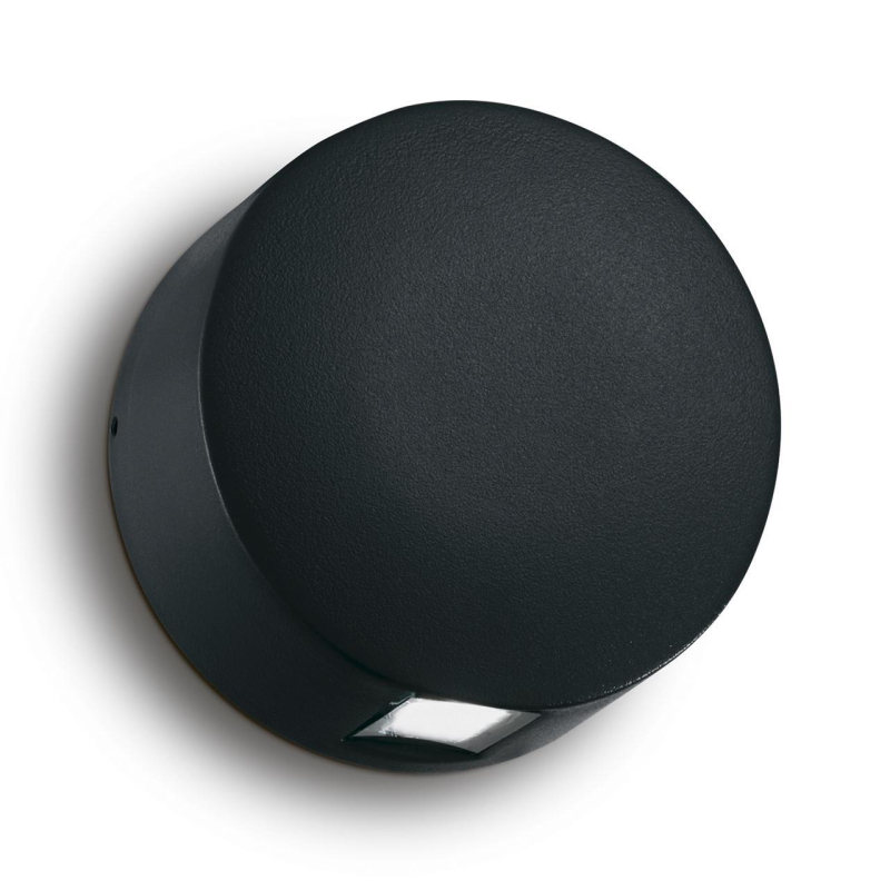 Уличный настенный светильник Ideal Lux Dot Ap2 Nero 140377