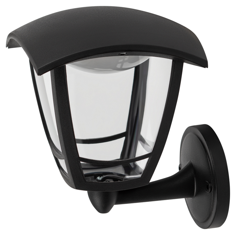 Уличный настенный светильник Эра ДБУ 07-8-001 У1 «Дели» черный Б0057498