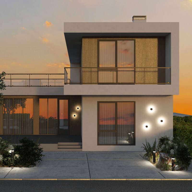 Фасадный светильник Denkirs Vega DK9810-BK