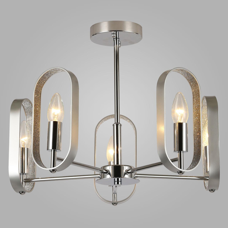 Потолочная люстра Eurosvet Maglia 60077/5 хром