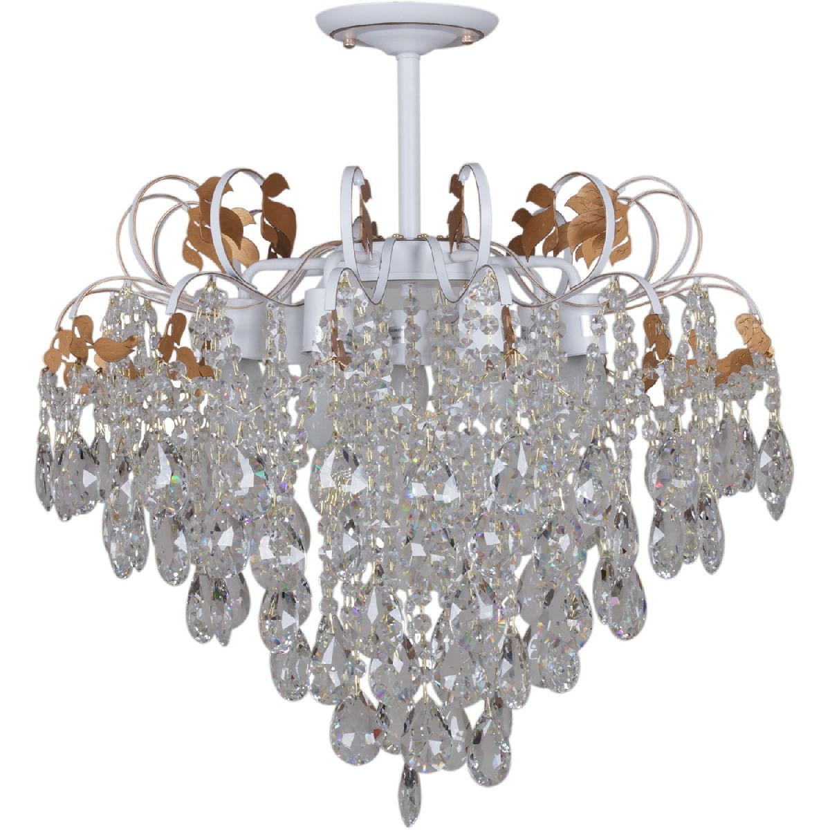 Люстра на штанге Reluce 96028-0.3-06 WH+GOLD PN