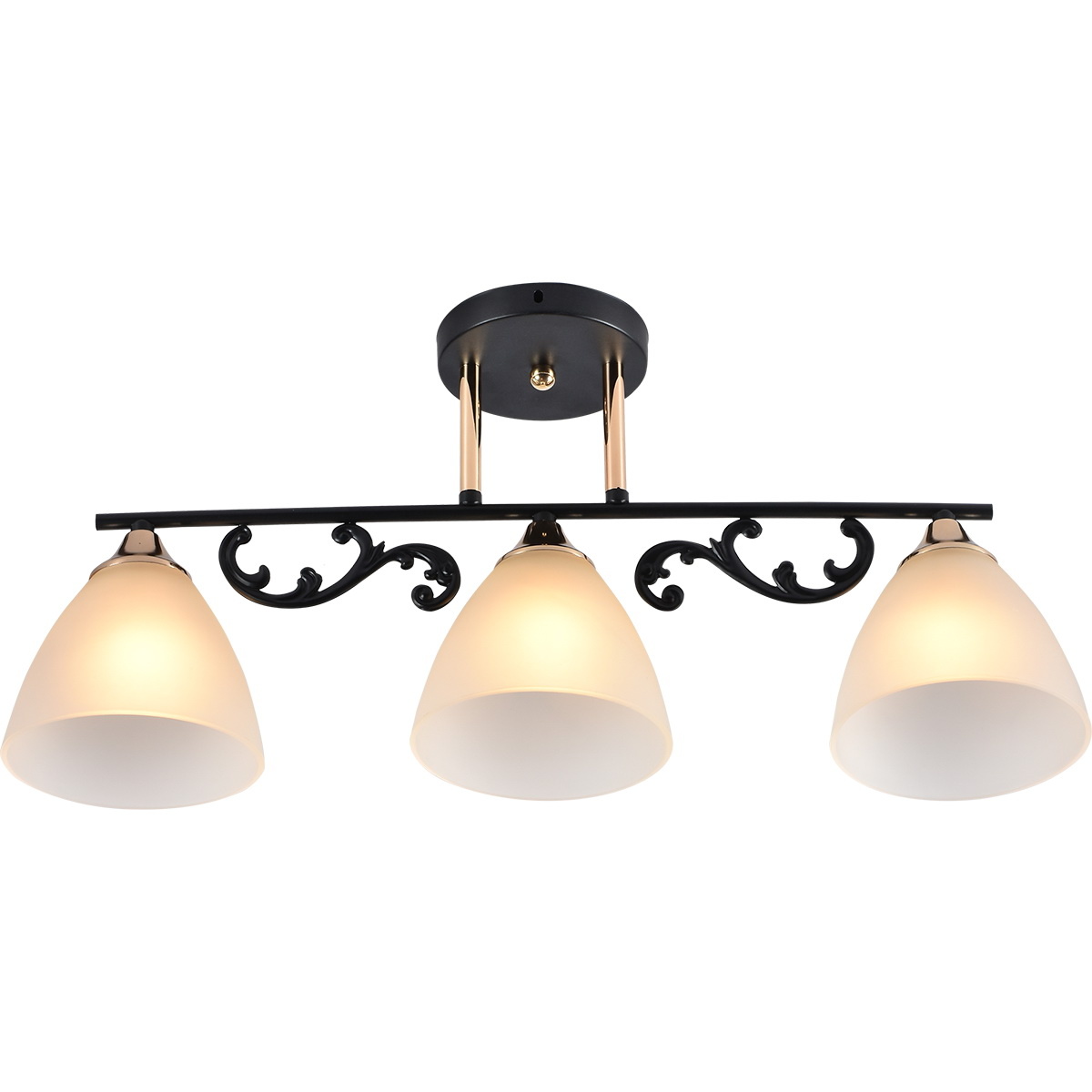 Люстра на штанге Reluce 01278-0.3-03B BK+FGD