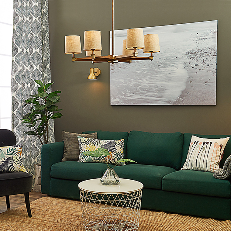 Люстра на штанге ImperiumLoft Stavra Jorgenson White/Light Wood 203575-26