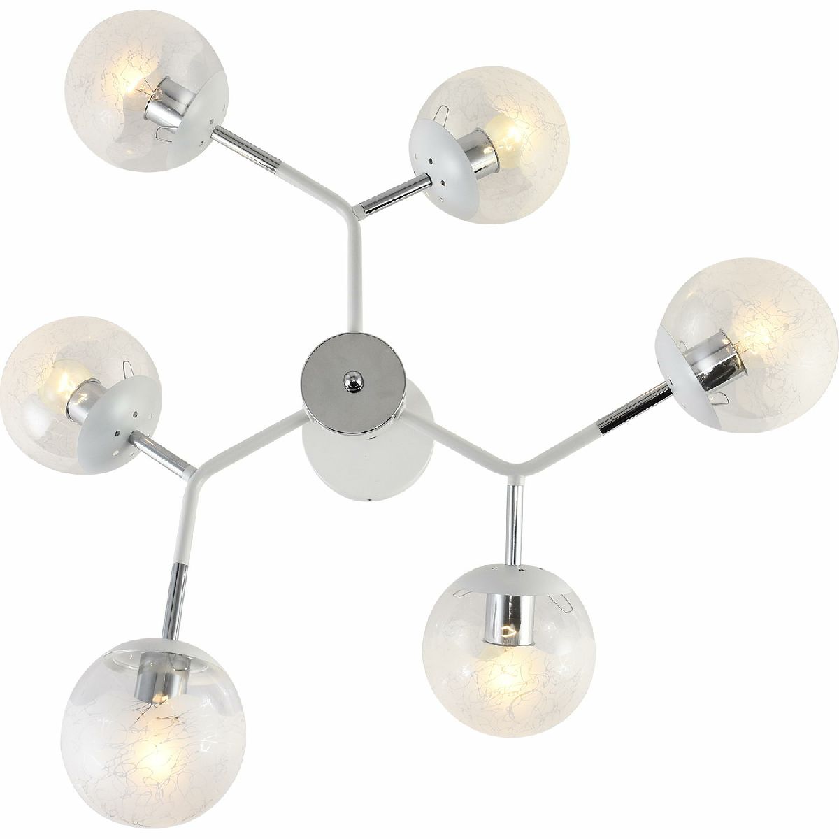 Люстра на штанге Reluce 11358-0.3-06B WH+CR