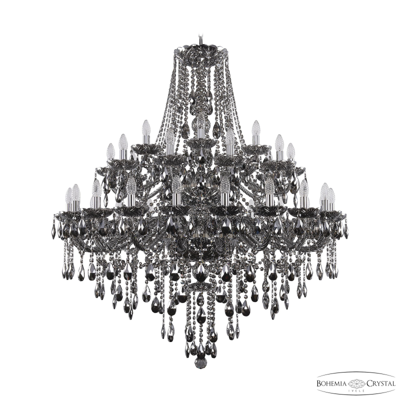 Подвесная люстра Bohemia Ivele Crystal 1415/20+10+5/400/2d Ni M781