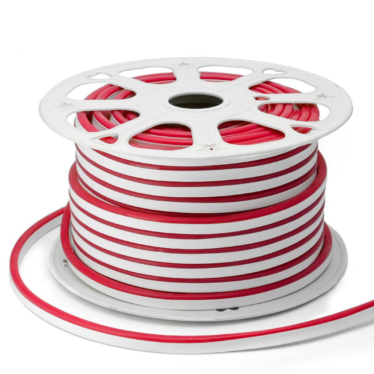 Светодиодный неон мини Apeyron 220В 6Вт/м smd2835 108д/м IP65 150Лм/м 50м красный 10-82