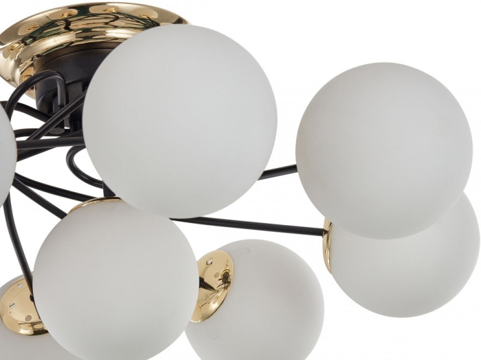 Потолочная люстра Arte Milano 276408/8+1 BK/GD