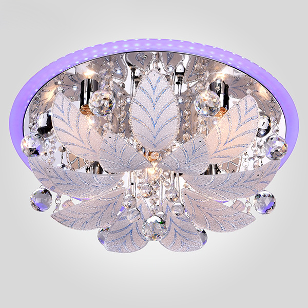 Потолочный светильник Eurosvet Seattle 80111/8 хром/синий+красный+фиолетовый