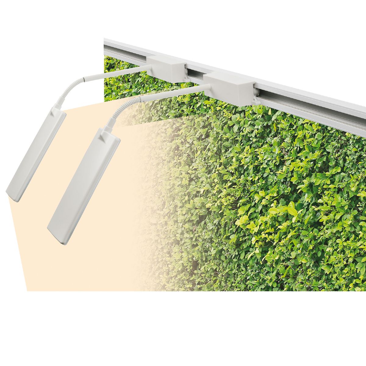 Трековый светильник для растений Uniel ULB-P37-12W/SPFR WHITE SET2 UL-00012578