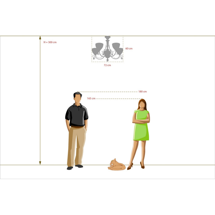Потолочная люстра MW-Light Фелиция 347016405