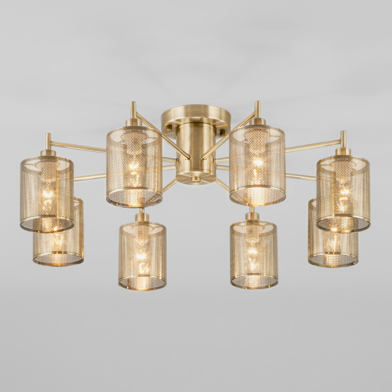 Накладная люстра Eurosvet 70109/8 античная бронза