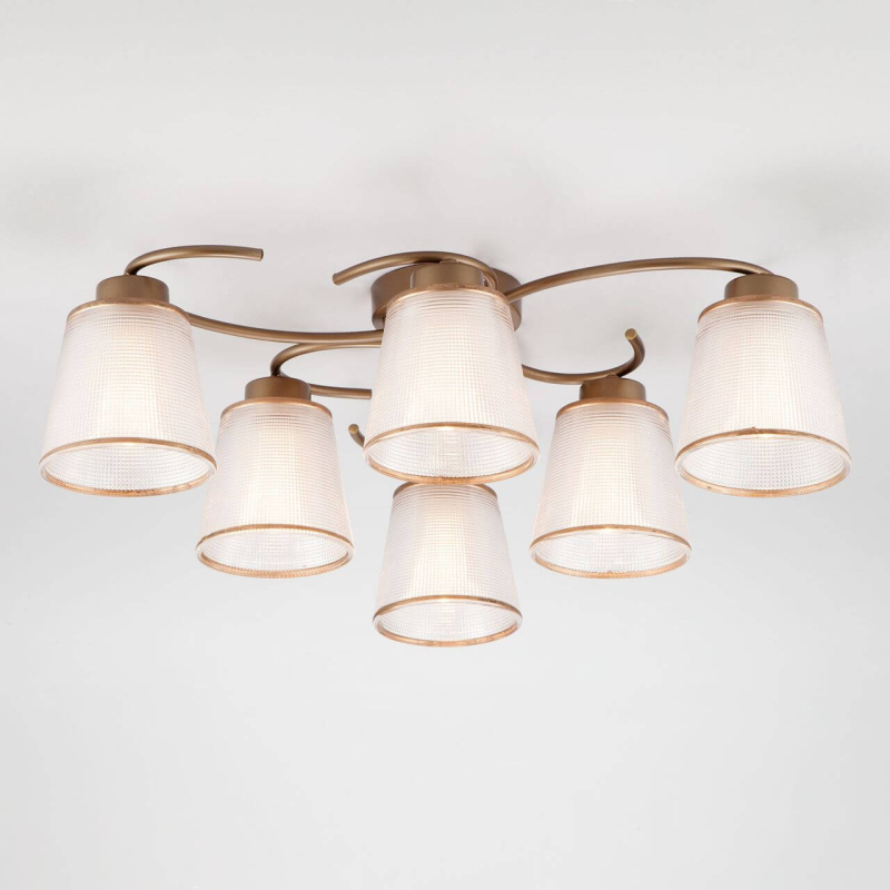 Потолочная люстра Eurosvet Phortos 60075/6 античная бронза