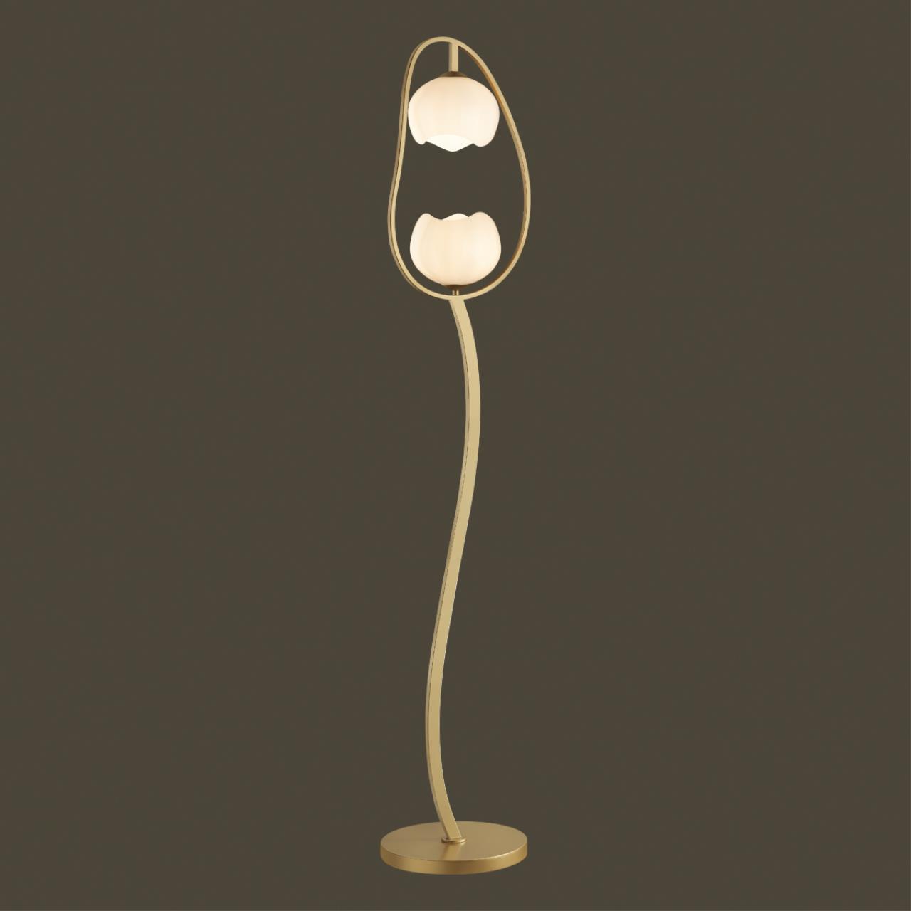 Торшер Odeon Light Waterlily 4873/2F