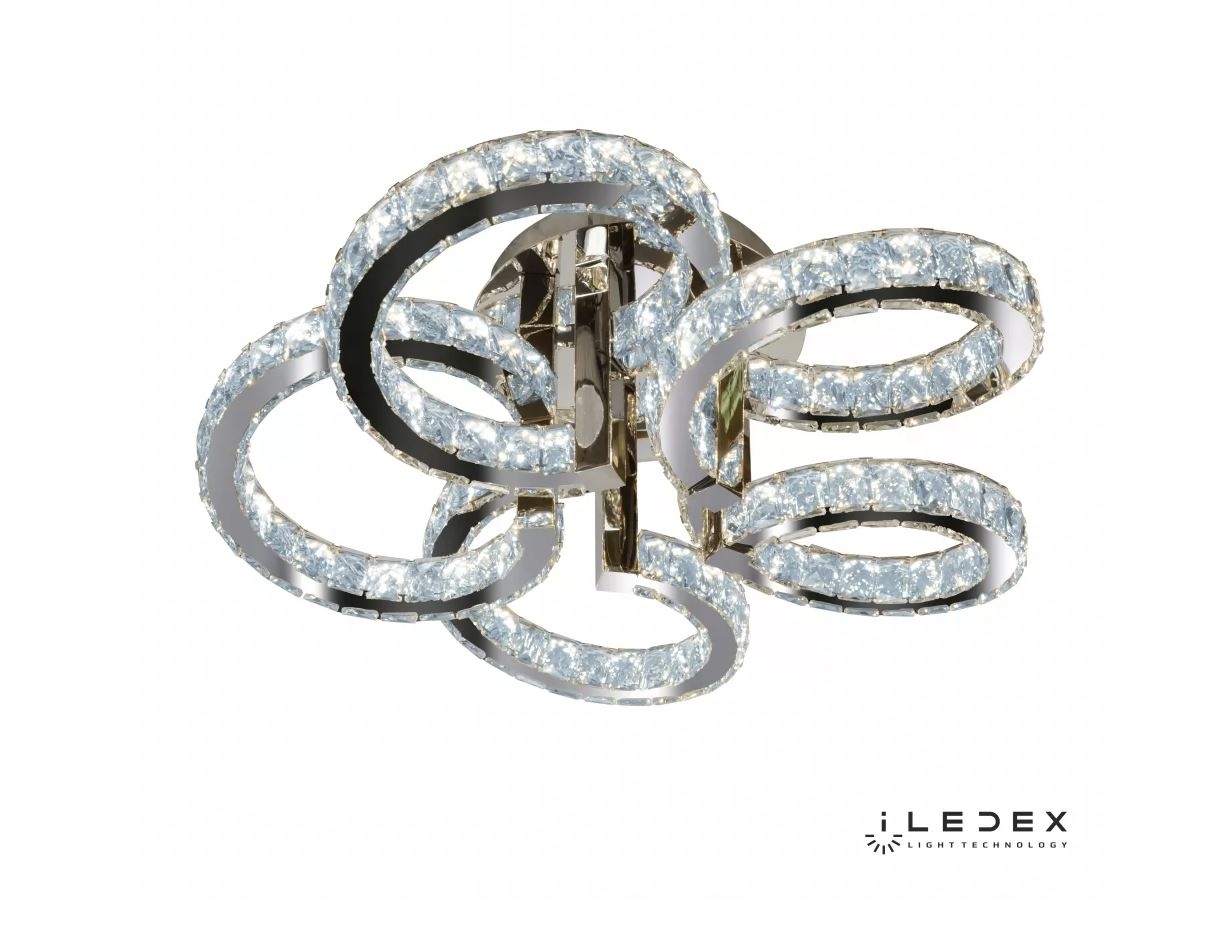 Потолочная люстра iLedex Crystal ice 16148/5 CR