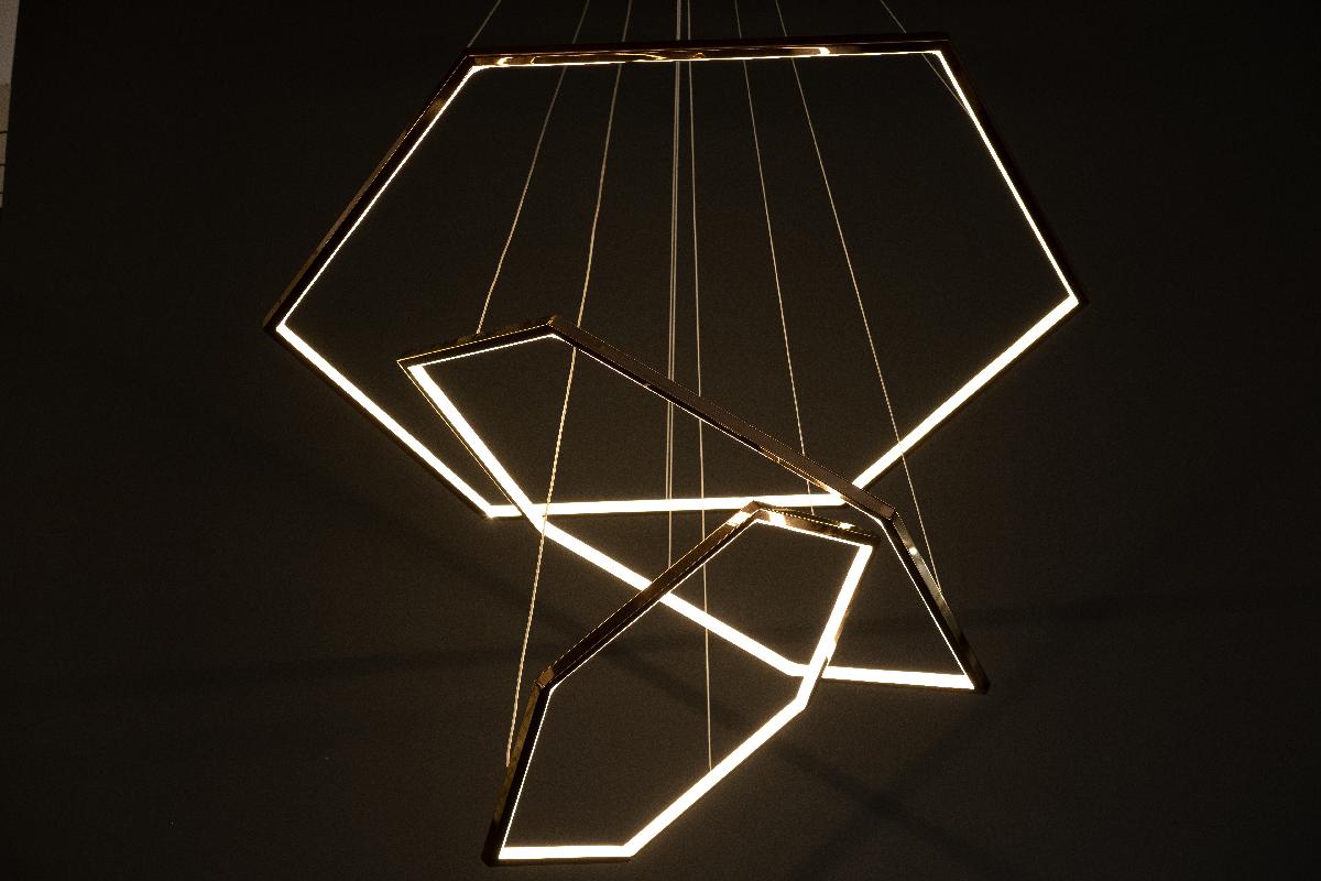 Подвесной светодиодный светильник Milosh tendence 0873CL-36PG