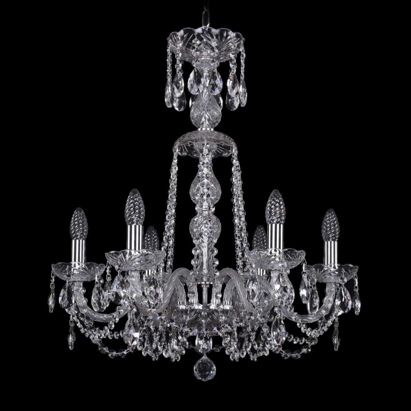 Подвесная люстра Bohemia Ivele 1402/6/195/XL-64/Ni