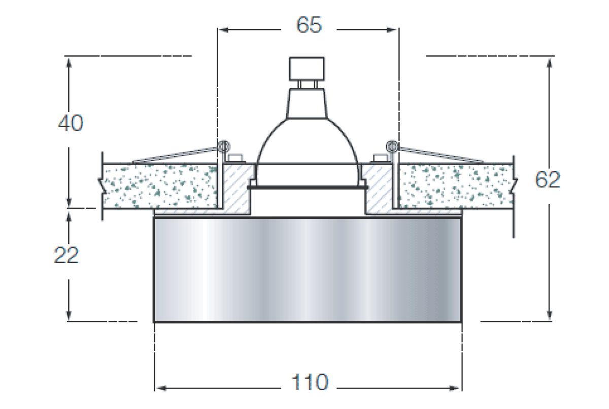 Встраиваемый светильник Donolux Downlight DL032