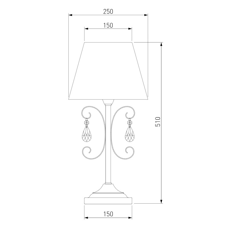 Настольная лампа Eurosvet Liona 01051/1 серебро