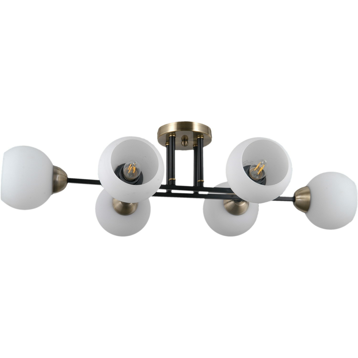 Люстра на штанге Illumico IL0395-6CBSQ-79 BK WT