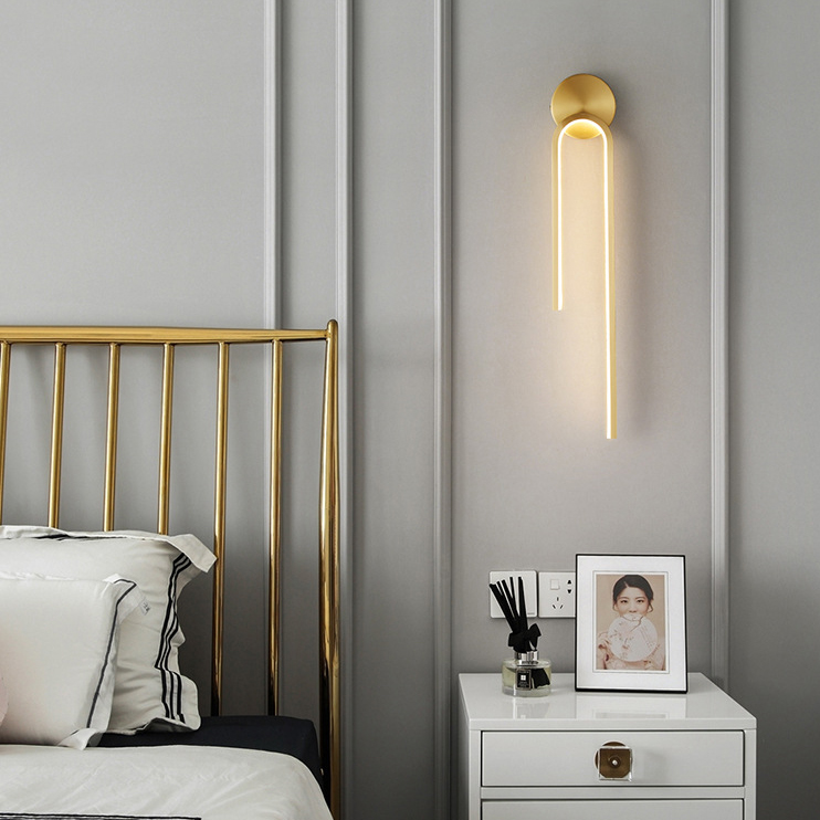 Настенный светильник Imperiumloft Wiki Wall Brass 227112-23