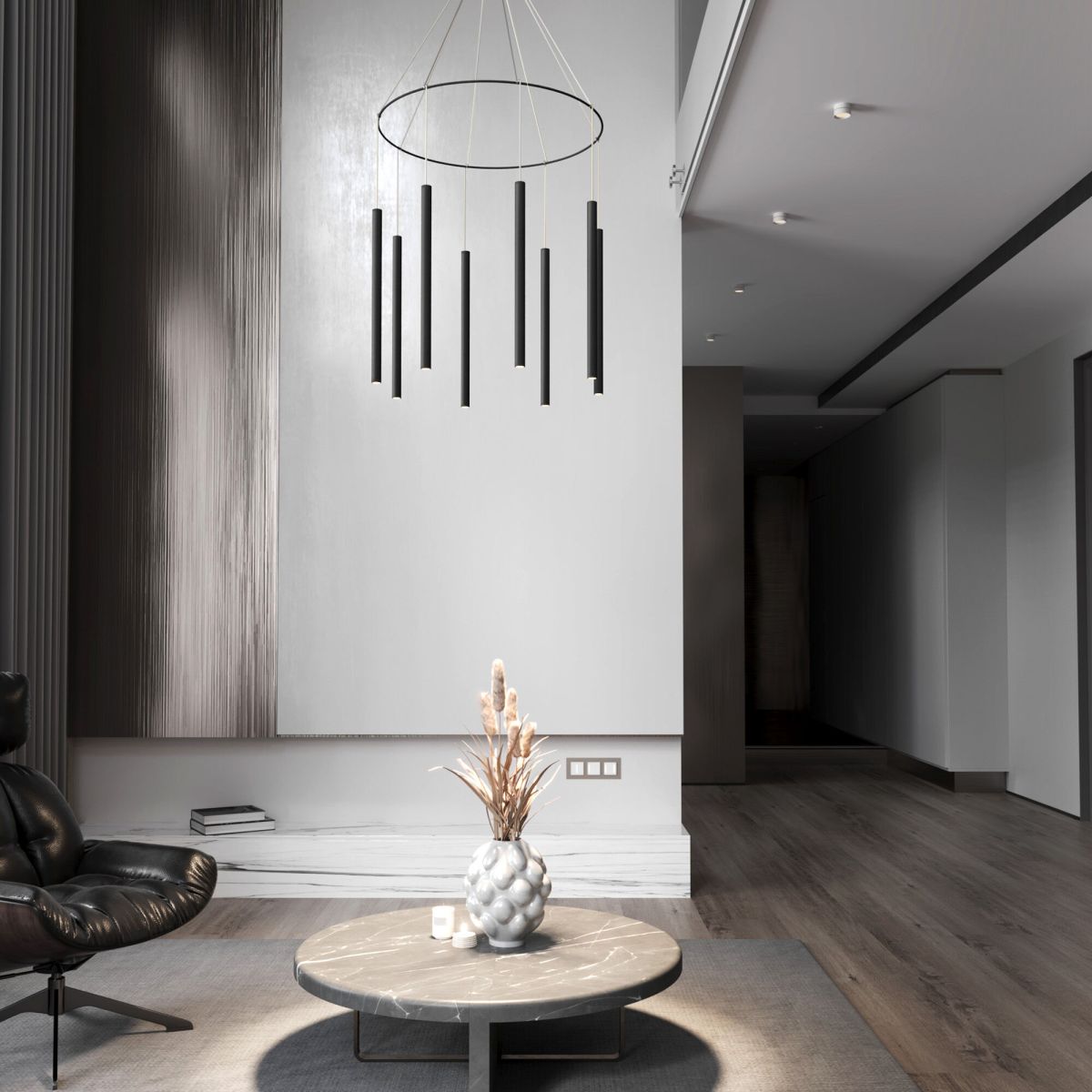 Подвесной светильник Eurosvet Pianto 301101 LED черный a071443