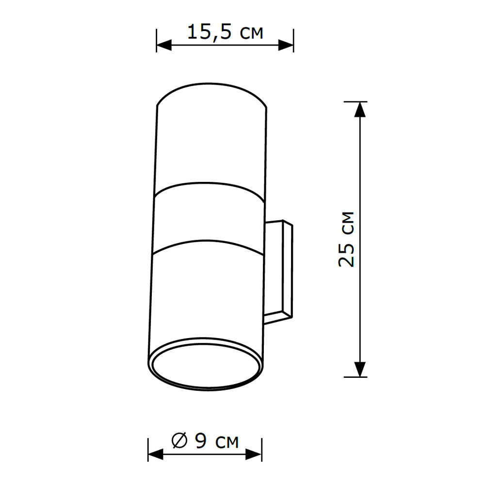 Фасадный светильник LightHall Fog LH062002