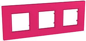 Рамка 3-постовая Schneider Electric Unica Quadro MGU4.706.26