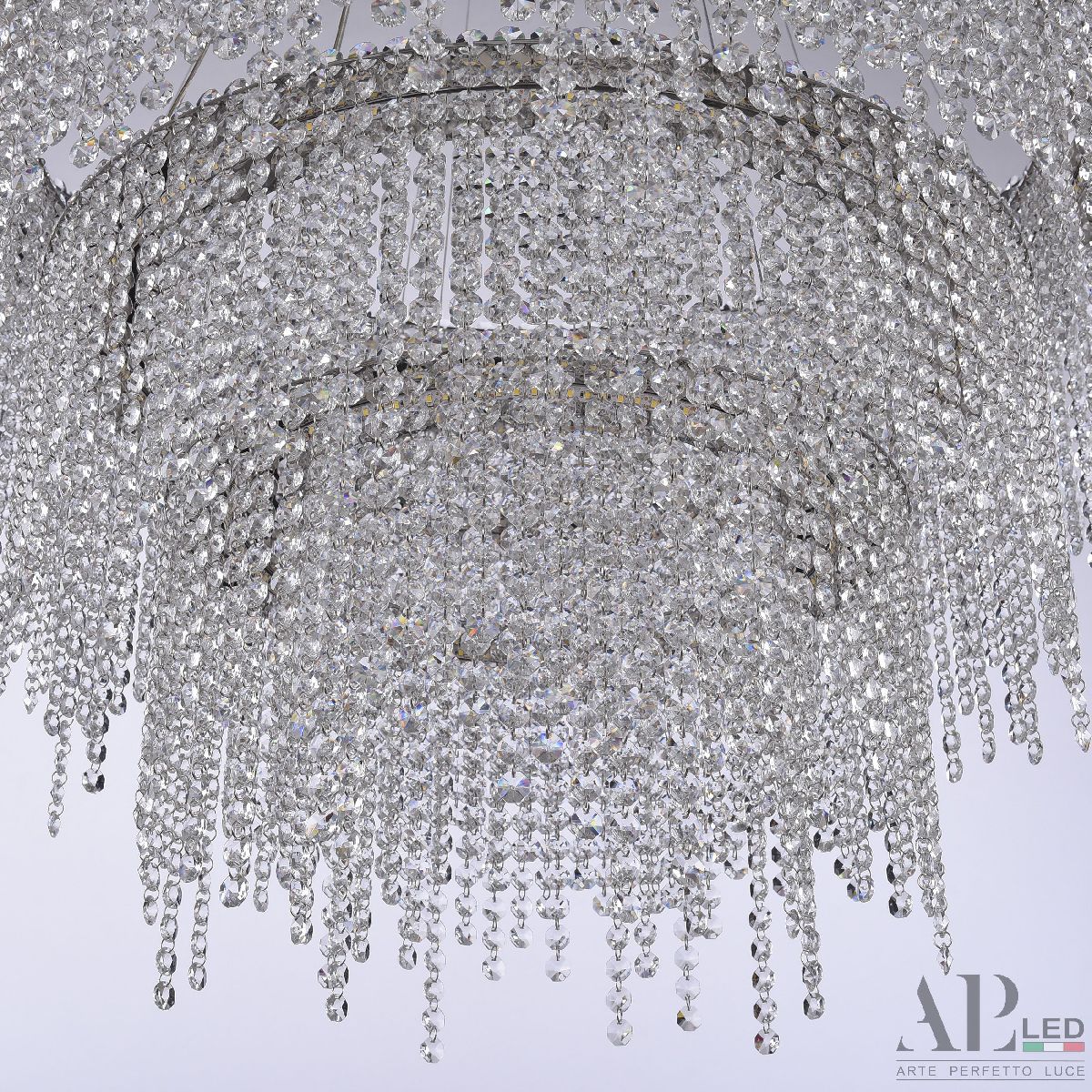 Каскадная люстра Arte Perfetto Luce Sicilia SH02.93.4D.B.Ni.4000