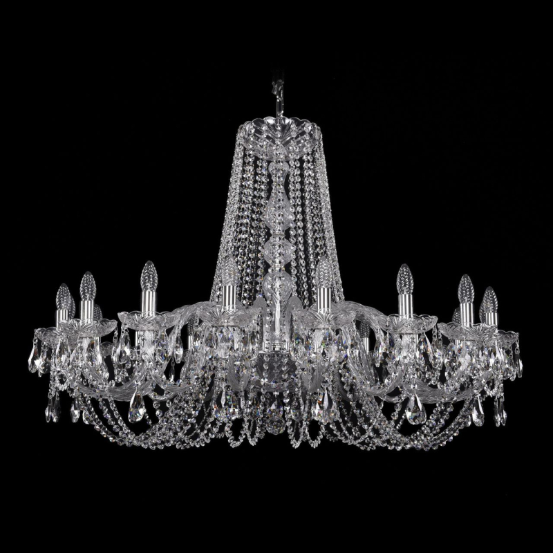 Подвесная люстра Bohemia Ivele 1402/18/400/Ni