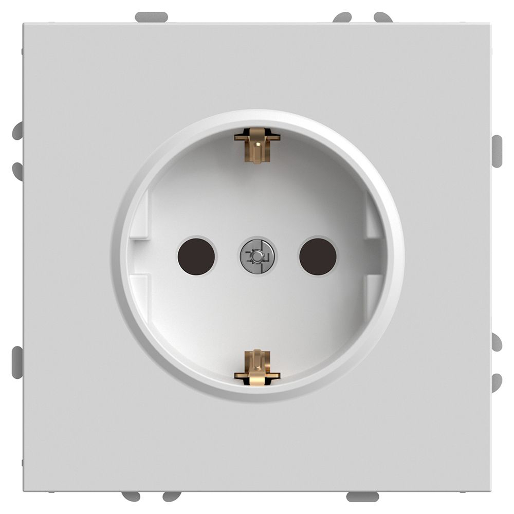 Розетка 1-местная с/з с защитной шторкой Stekker Эмили RST16-5110-01ZK 50235