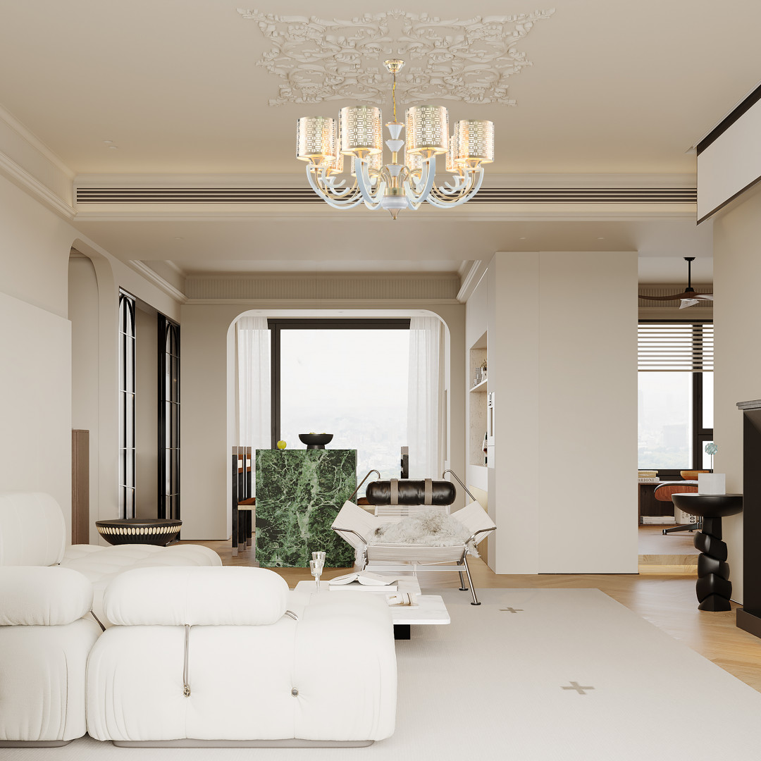 Подвесная люстра Arte Milano Florentia-8857 308857/8 Wh/Gd