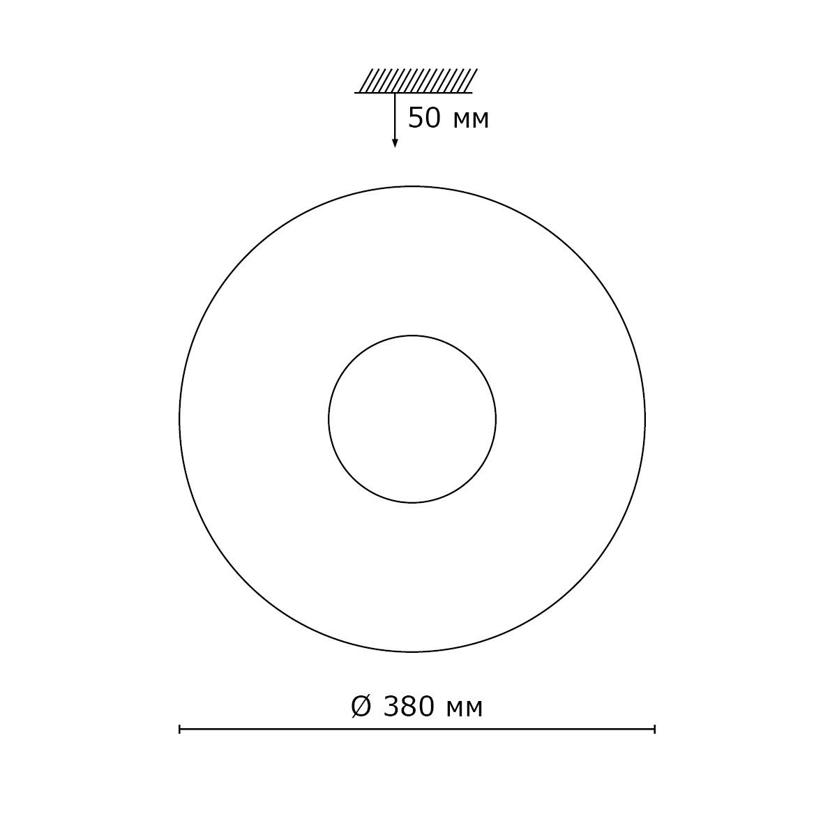Настенно-потолочный светодиодный светильник Sonex Lesora 2030/B